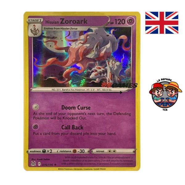 Hisuian Zoroark EBGames 076/196