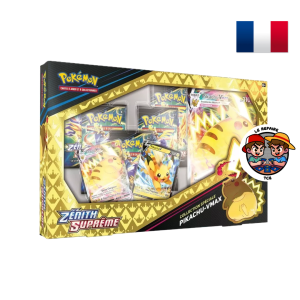 Coffret Pikachu VMAX Zénith Suprême EB12.5 – Précommande exclusive Pokémon Écarlate & Violet